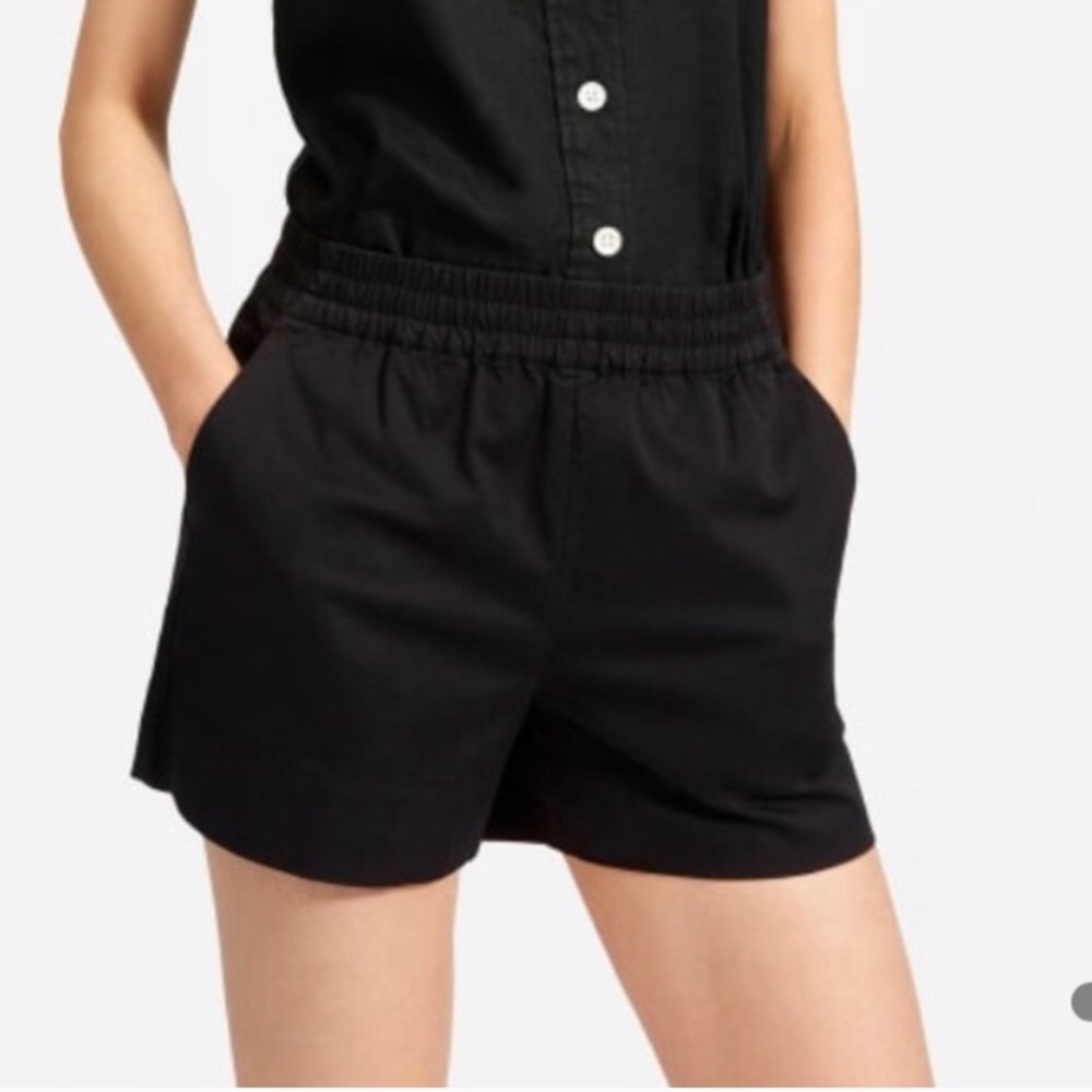 Everlane Easy Chino Shorts Black, 4